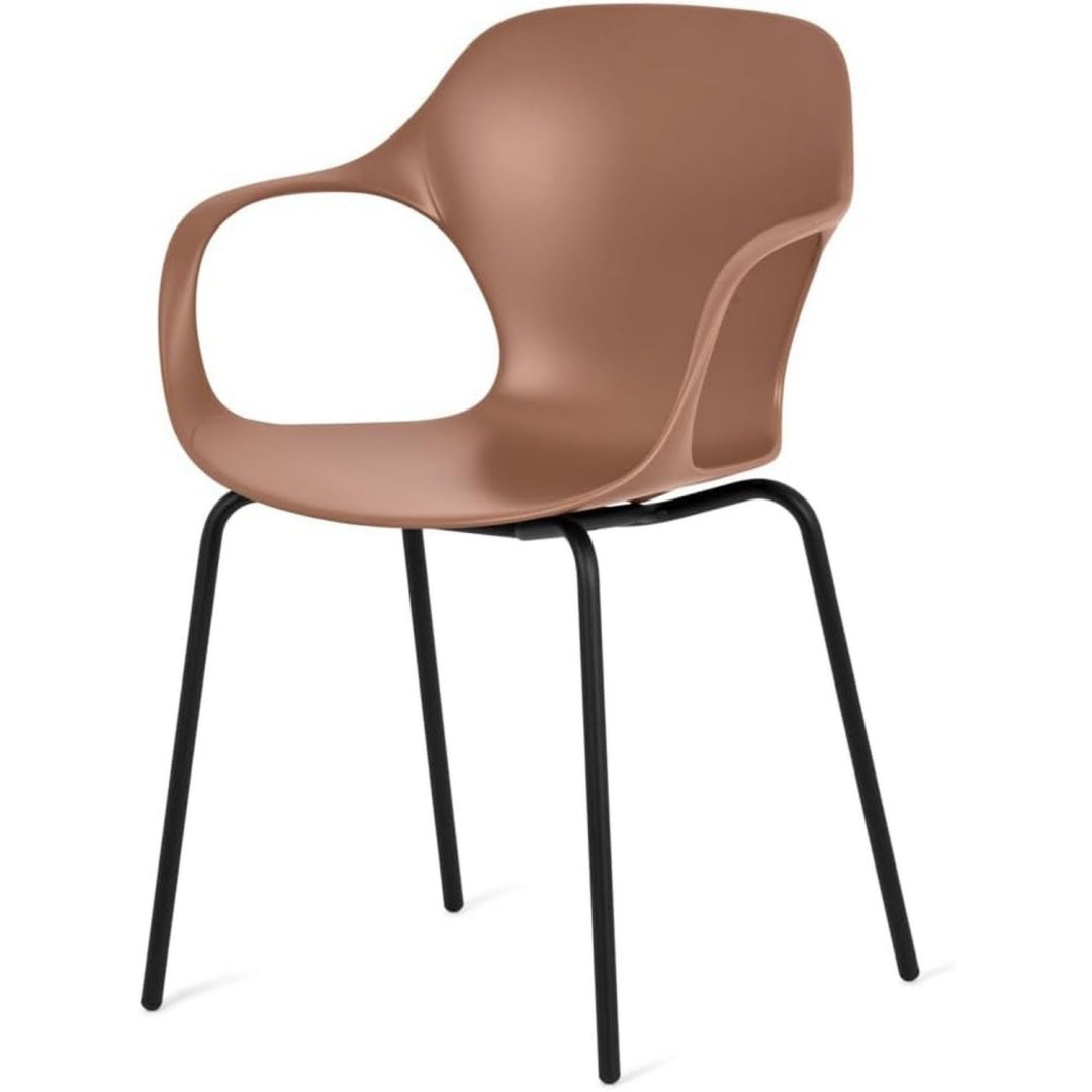 Sedia Connubia 2 Sedie Ops! con braccioli CB2311 Struttura P15 mt. NERO OPACO Sed