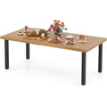 Tavolo Tavolo da Pranzo 200 cm, con Foro per Ombrellone 5 cm (Modello 3)