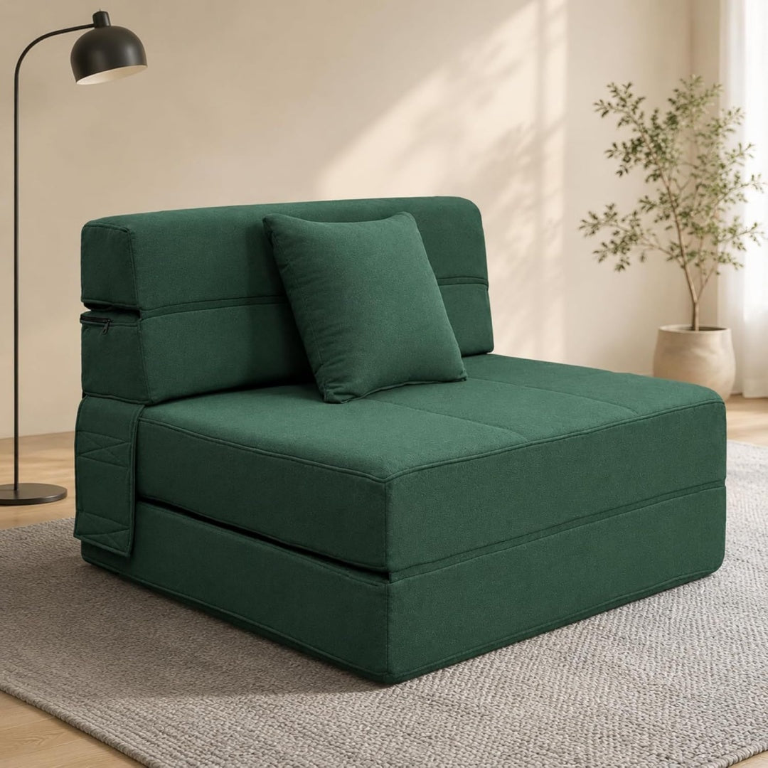 divani verde per letto morbido