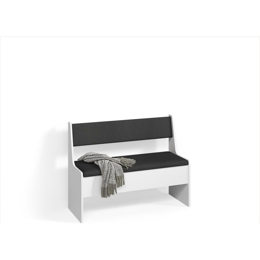 Panca Livinity Panca ad angolo Tiberio, Bianco, 41.5 x 106.6 cm