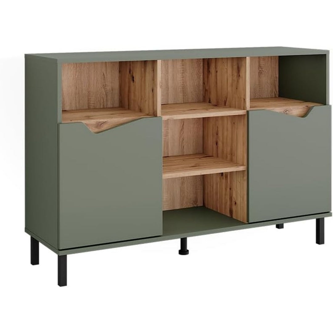 credenze verde con cassetti