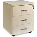 Scrivania con cassetti beige