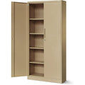 Armadio beige con struttura in acciaio