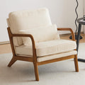 Poltrona con supporto lombare beige