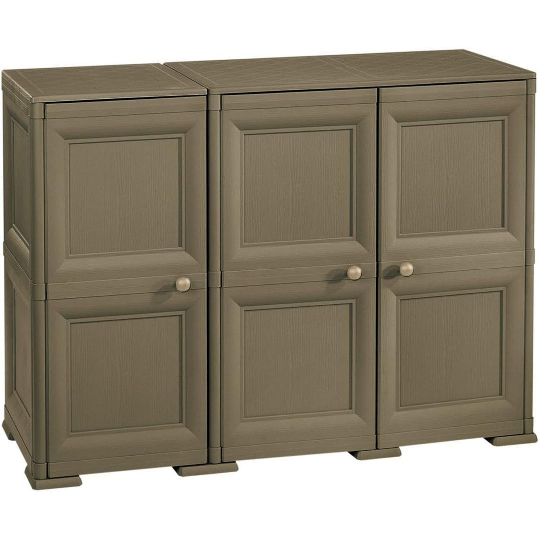 Armadio 118x47x85.5 cm con vano contenitore