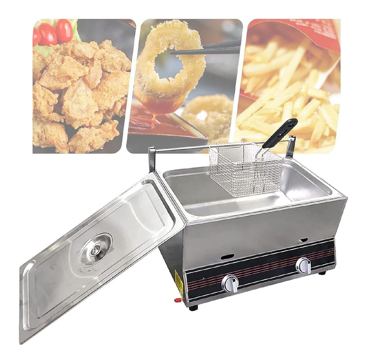 Friggitrice elettrica Friggitrice professionale, friggitrice litri grande