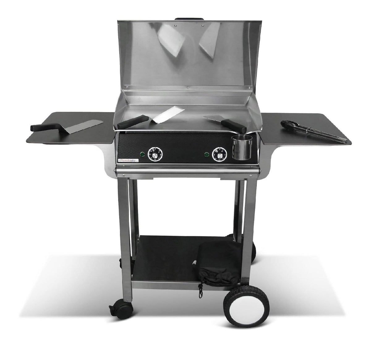 In acciaio inox confezione piastra elettrica lux 600 argento