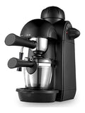 Macchina per caffe espresso con funzionamento automatico componenti lavabili nero