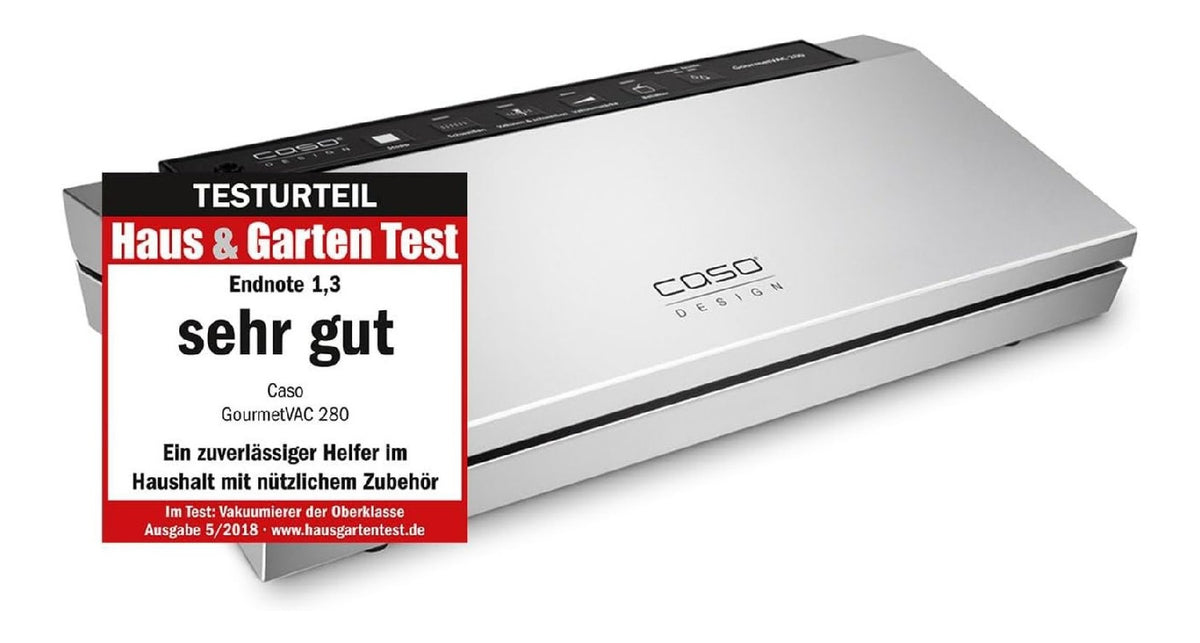 Apparecchio per uso domestico Caso Vacuum Sealer GourmetVAC silver