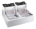Friggitrice da cucina con timer funzionamento automatico oro con timer