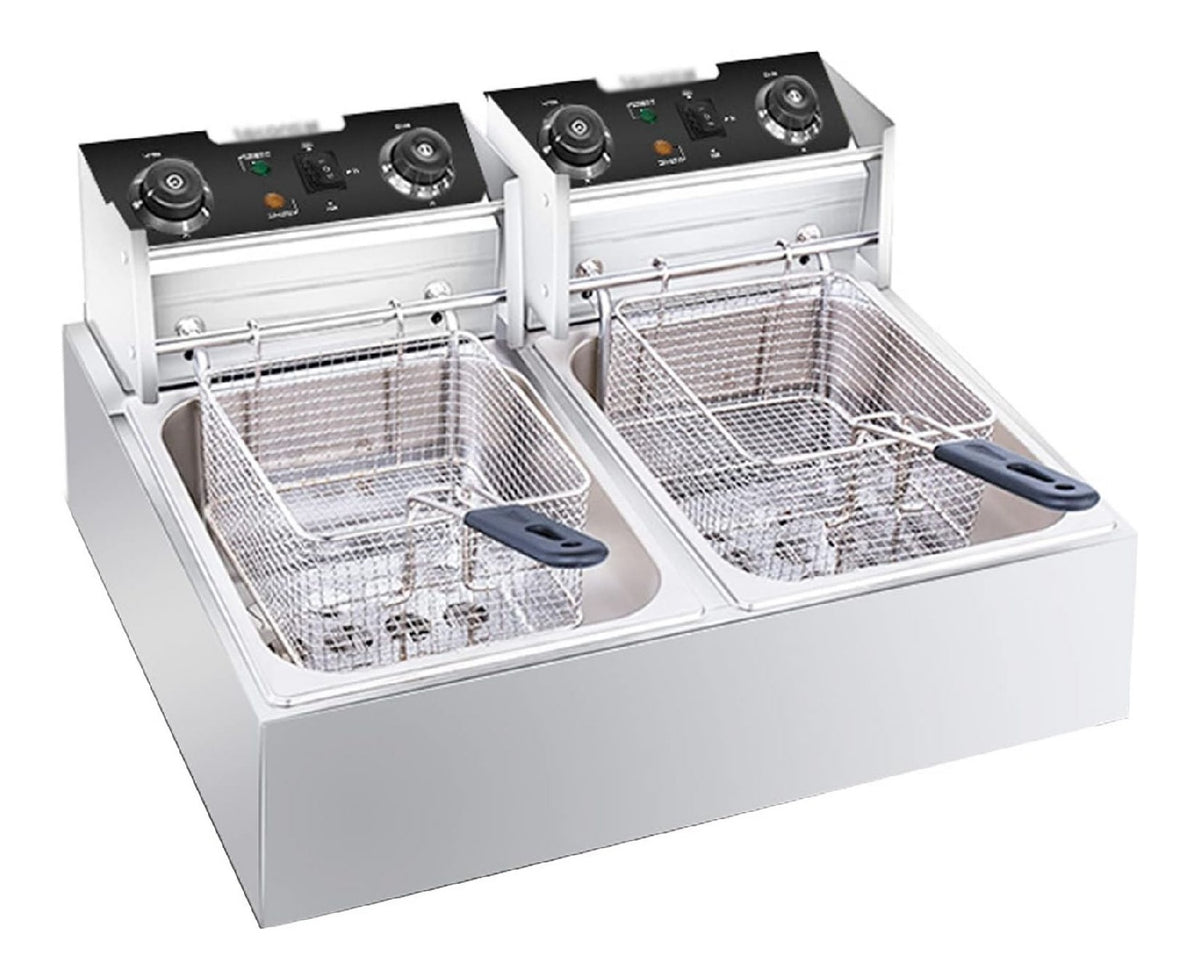 Friggitrice da cucina con timer funzionamento automatico oro con timer