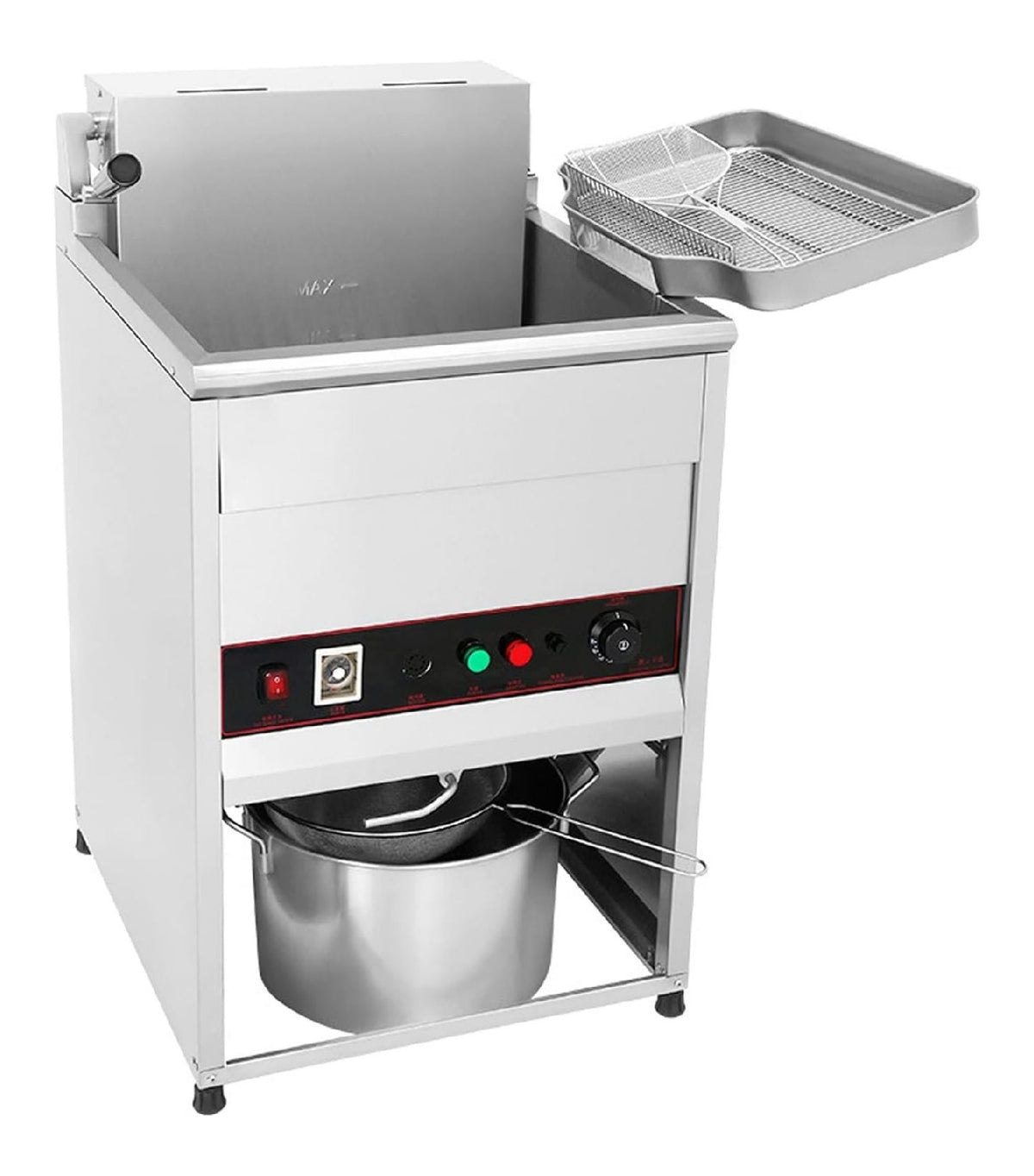 Friggitrice elettrica funzionamento automatico portatile verde