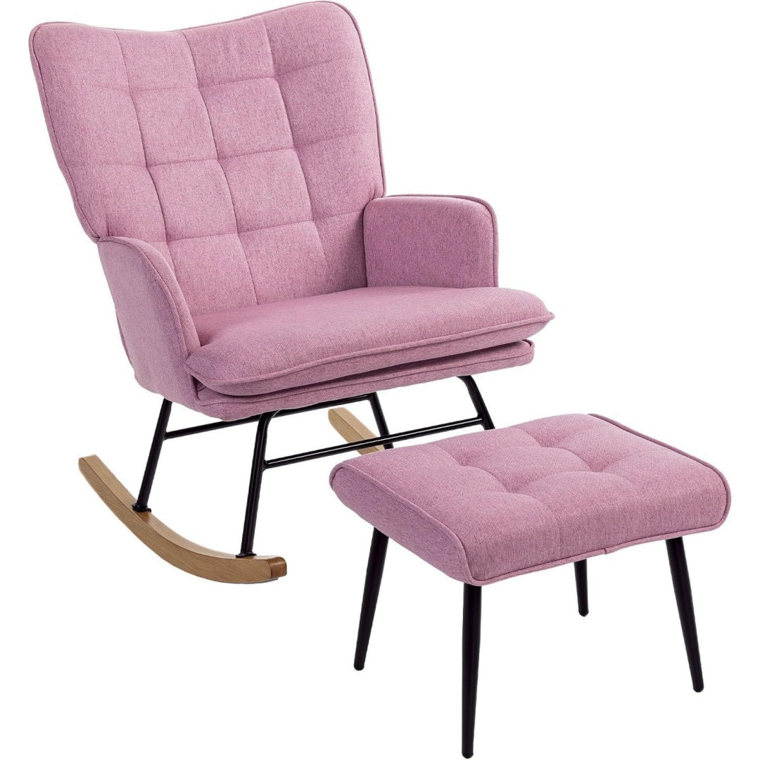 panche a dondolo rosa relax