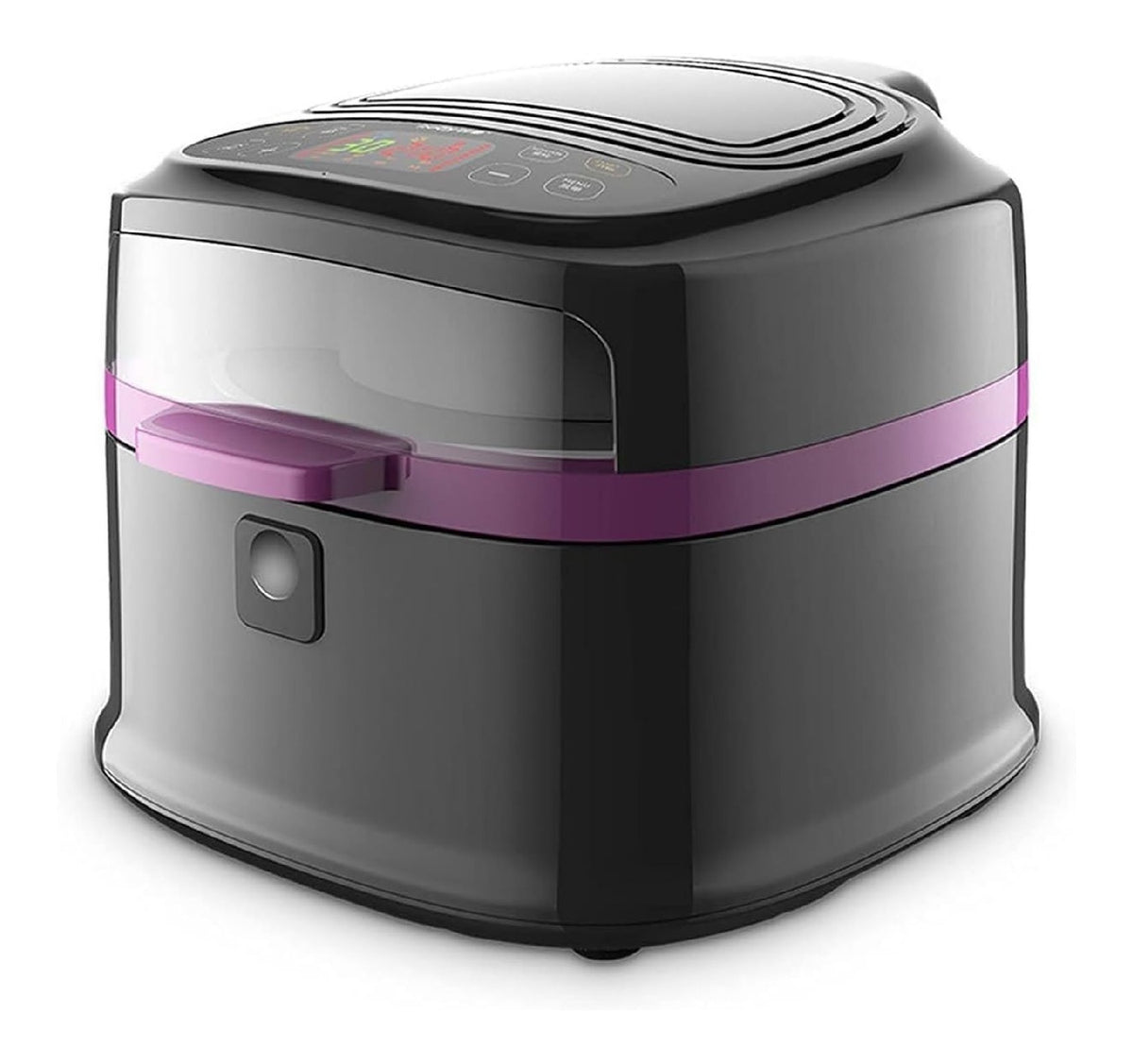 Friggitrice ad aria con timer temperatura regolabile rosso con timer