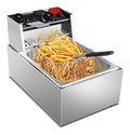 Temperatura regolabile friggitrice da cucina con timer oro