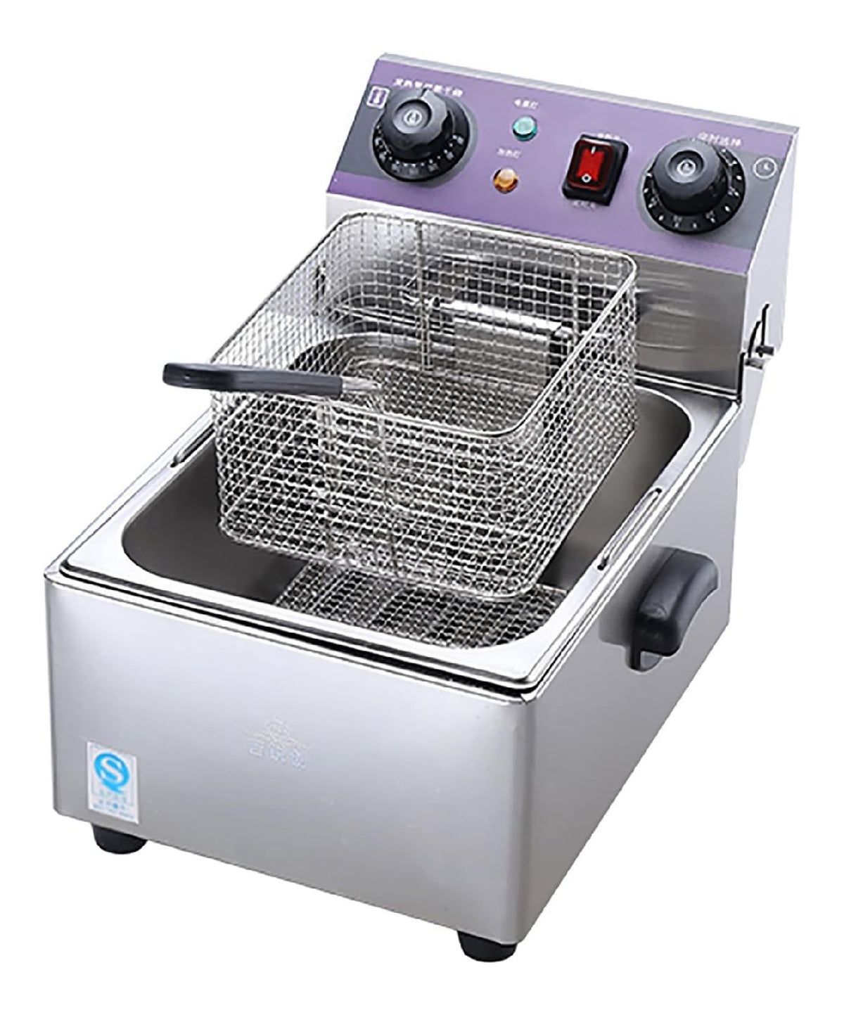 Friggitrice elettrica Friggitrice commerciale, friggitrice elettrica acciaio