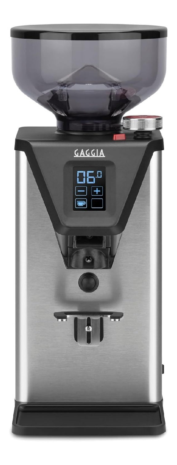 Macinacaffe elettrico con comandi touch funzionamento silenzioso nero
