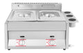 Friggitrice elettrica Friggitrice commerciale doppio serbatoio gas