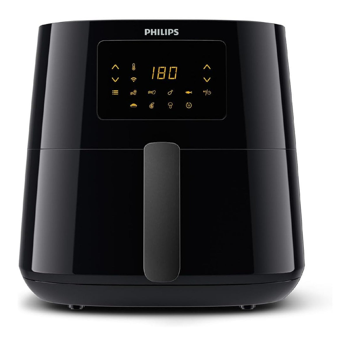 Friggitrice elettrica con comandi touch nero