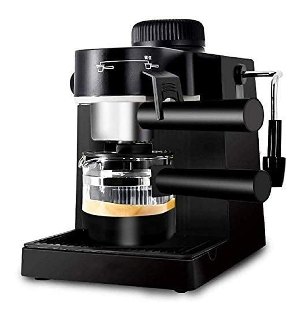 Macchina da caffe automatica funzione vapore funzionamento automatico nero 200 ml