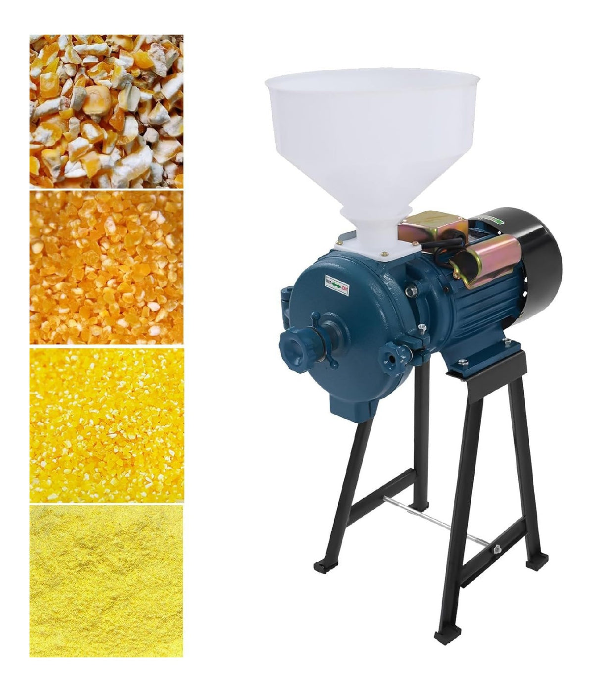 Mulino elettrico per cereali rosso 75 kg