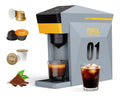 Macchina espresso con comandi touch funzionamento automatico grigio