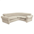 Divano con regolazione elettrica beige