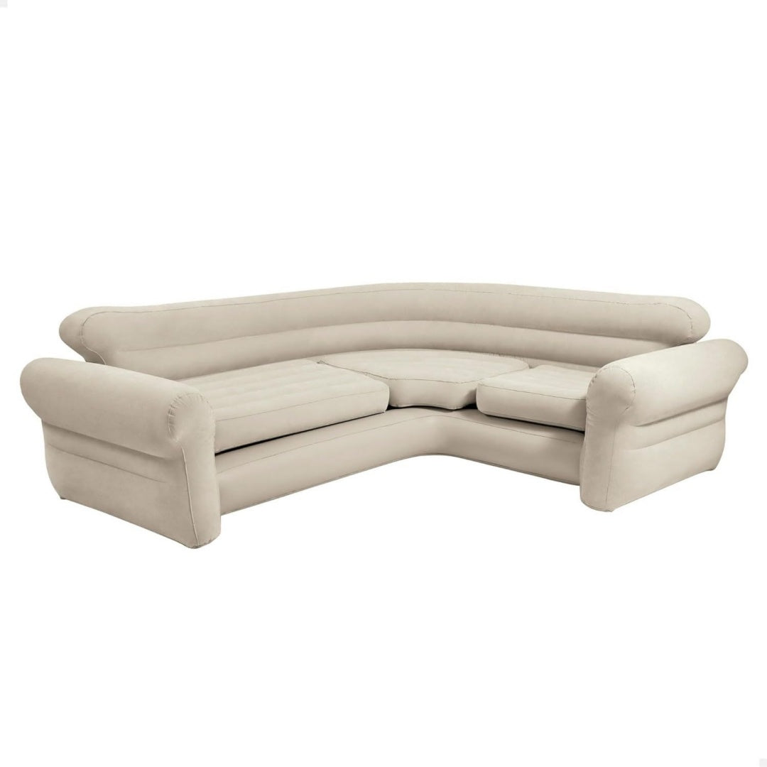 Divano con regolazione elettrica beige