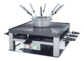 Piastre per Raclette con programmi automatici in acciaio inox nero