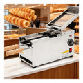 Piastra per waffle funzionamento automatico in acciaio inox argento