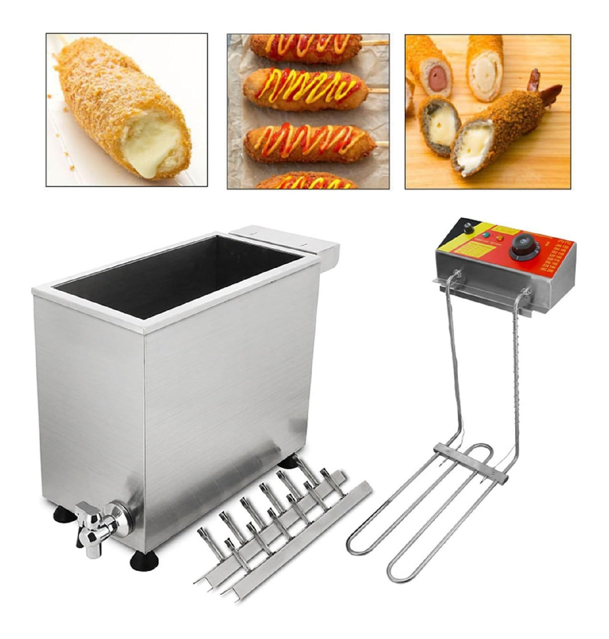 Friggitrice da cucina Friggitrice elettrica Commerciale, Litri Stick