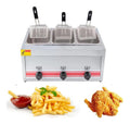Friggitrice elettrica 10 L con comandi touch rame