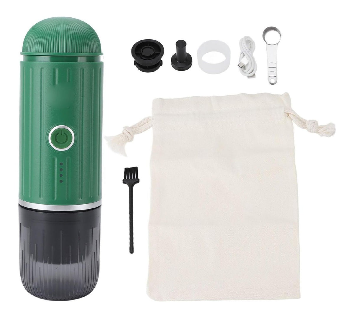 Macchina espresso portatile verde