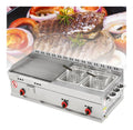 Friggitrice elettrica in acciaio inox argento rivestimento antiaderente