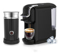 Portatile macchina da caffe con comandi touch nero