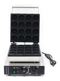 Piastra per Waffle Professionale, elettrica in acciaio inox argento