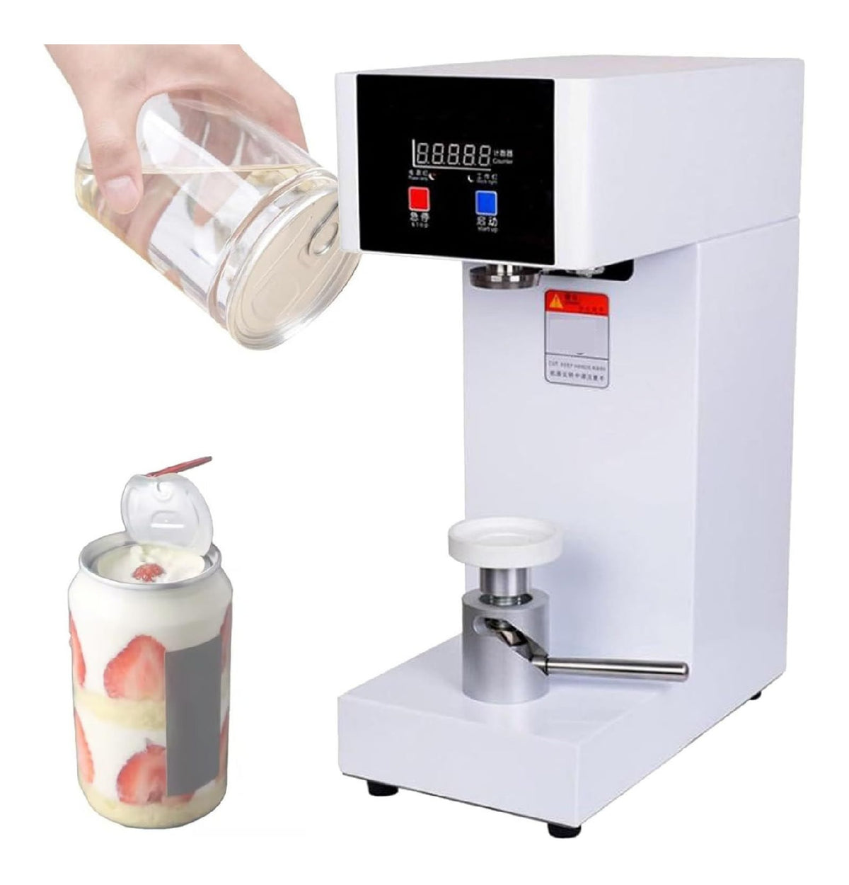 Apparecchio per uso domestico Macchina sigillatrice tazze, macchina sigillatrice automatica lattine, macchina