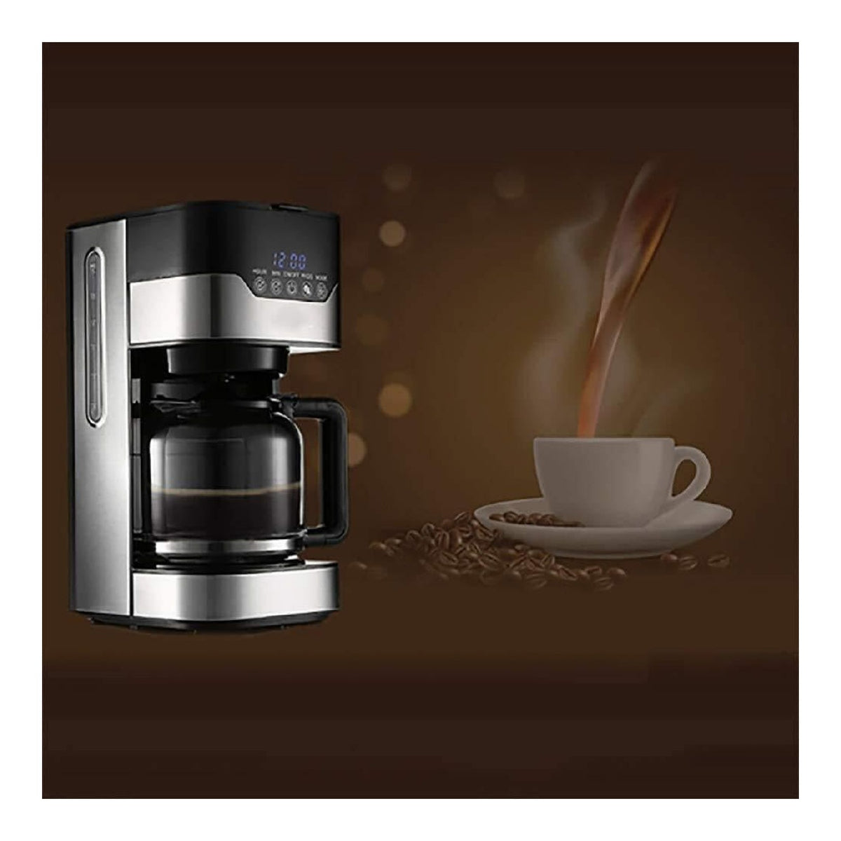 Macchine da caffe tazza singola digitale con comandi touch blu