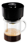 Macchina espresso rosso con timer
