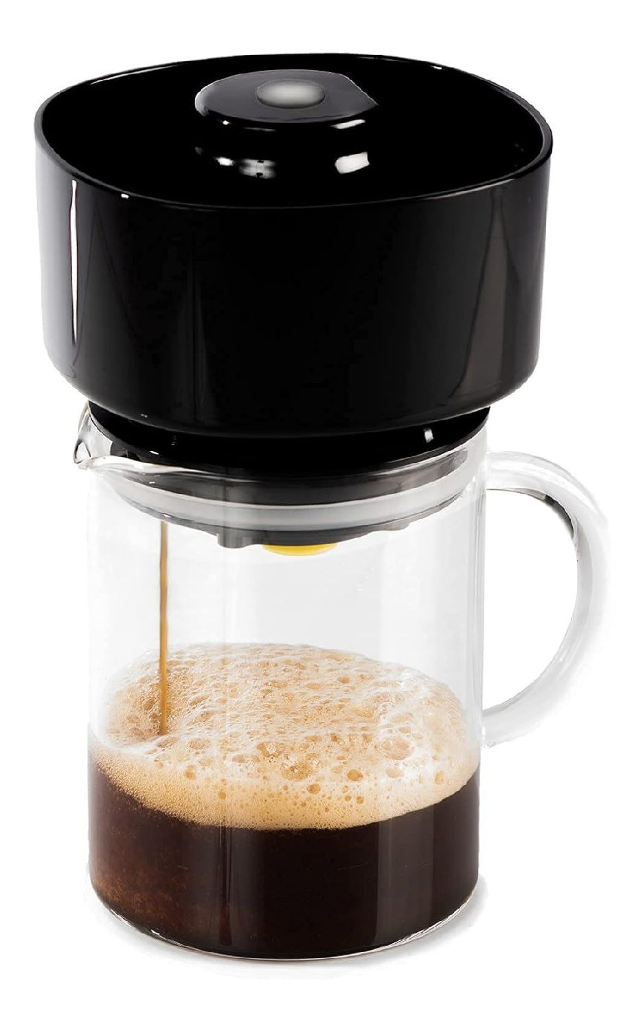 Macchina espresso rosso con timer