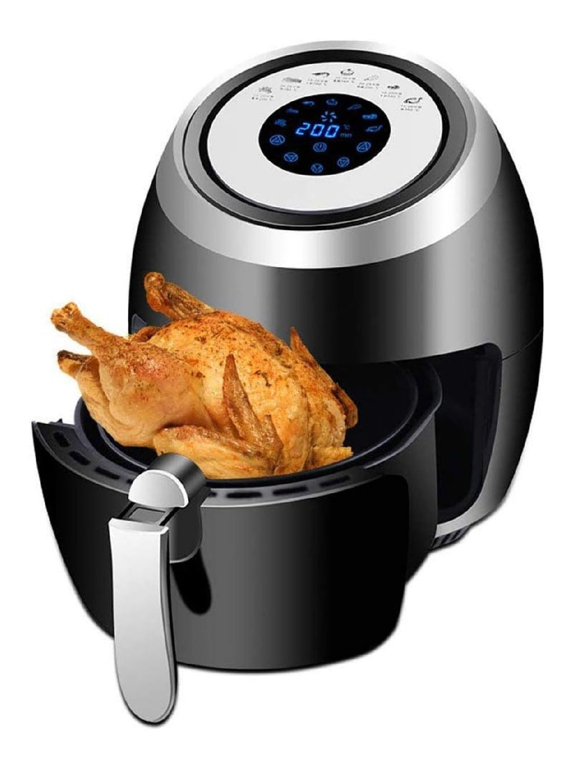 Friggitrice ad aria 3.6 L con timer rosso