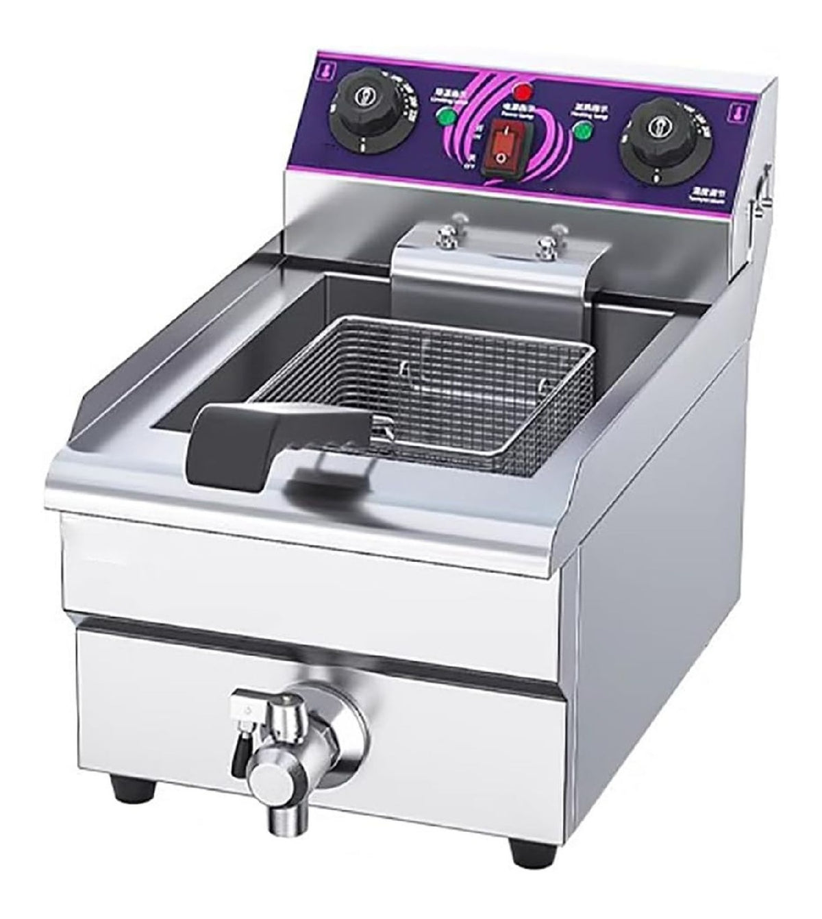 Funzionamento automatico friggitrice elettrica rame