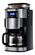 Macchina espresso con timer in acciaio inox argento