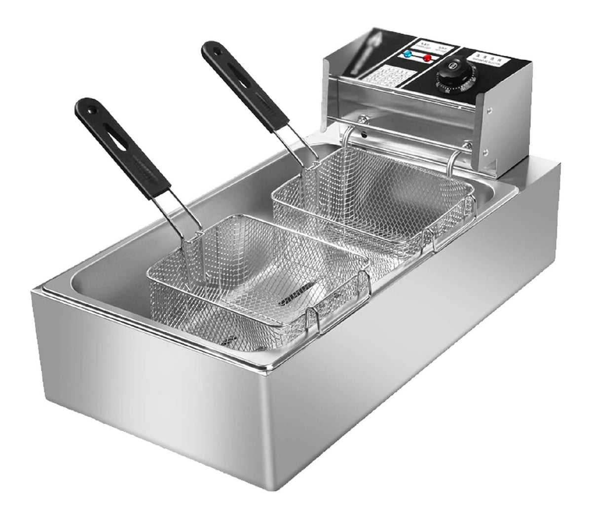 Sistema per frittura Friggitrice Elettrica Appoggio Acciaio Inossidabile