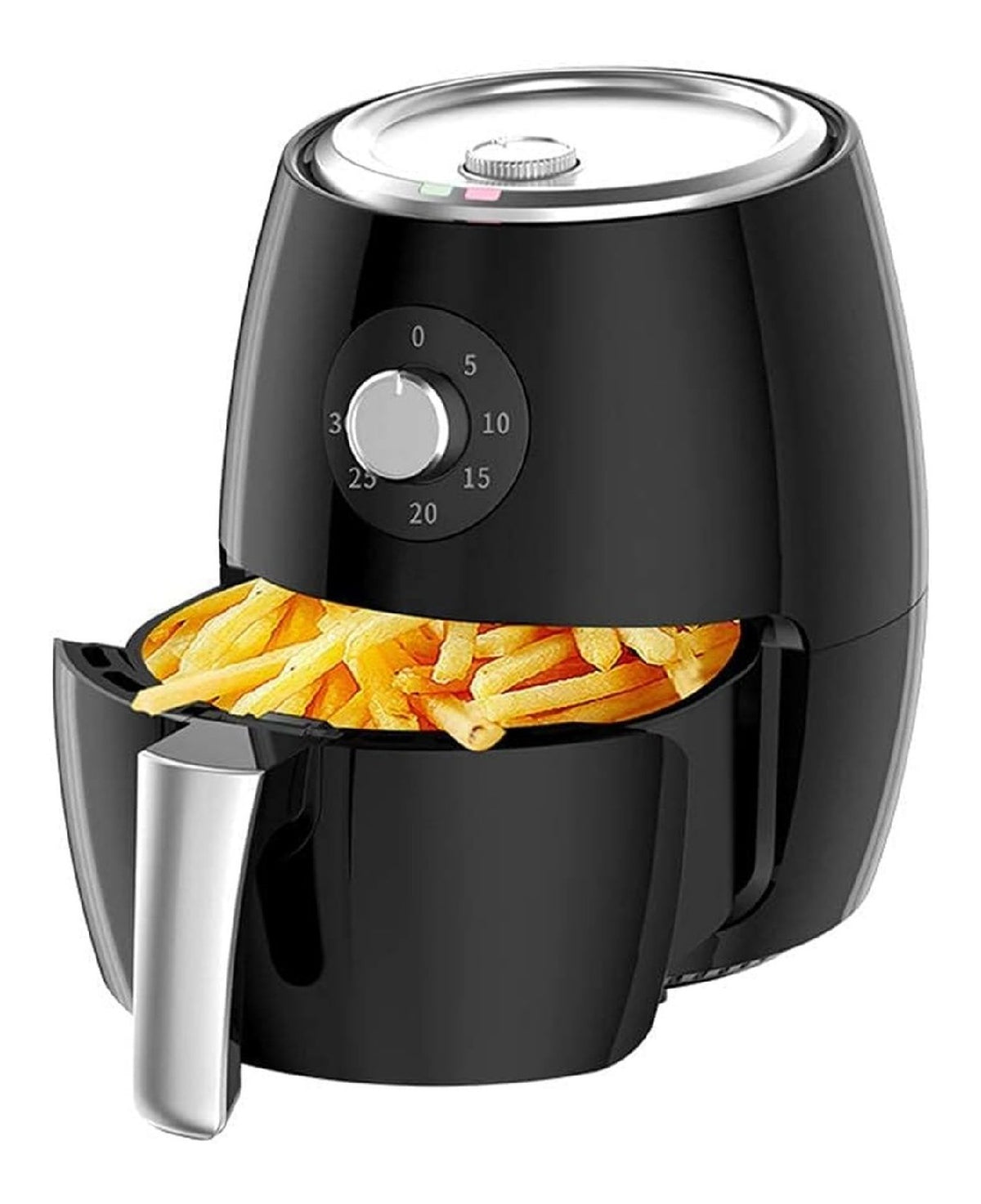 Friggitrice ad aria con comandi touch con timer nero comandi touch componenti lavabili