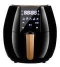 Con timer friggitrice da cucina temperatura regolabile nero