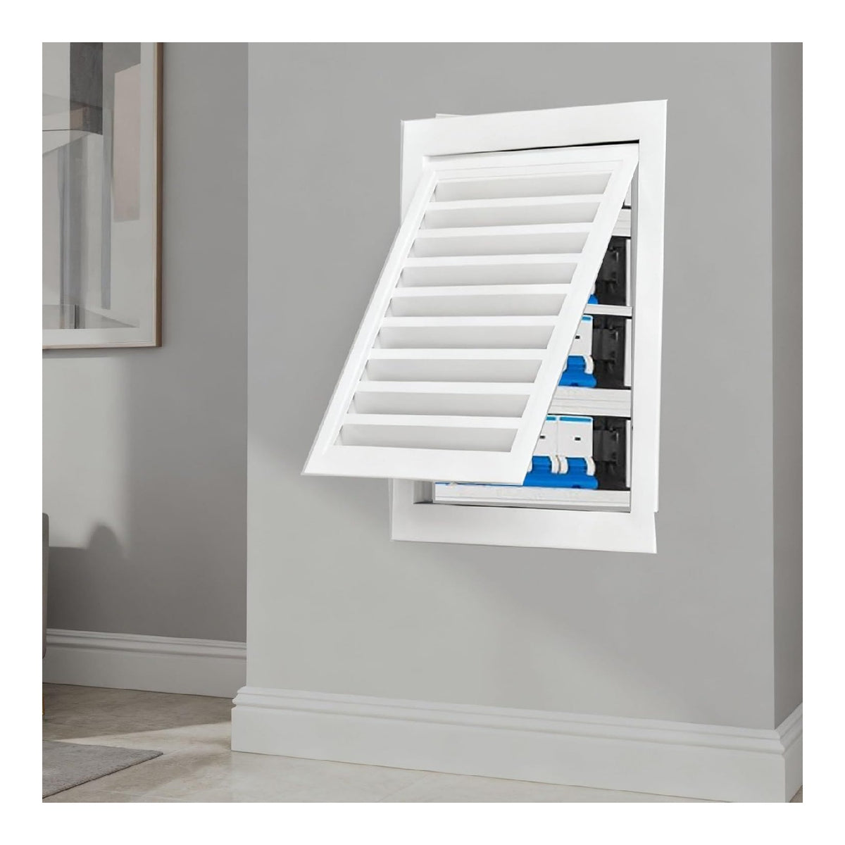 Apparecchio per uso domestico Griglia Ventilazione Decorativa Parete, Piastra