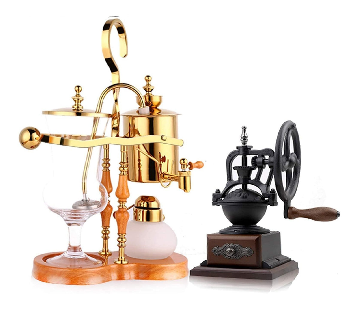 Set caffettiera sifone Temperatura regolabile temperatura regolabile oro