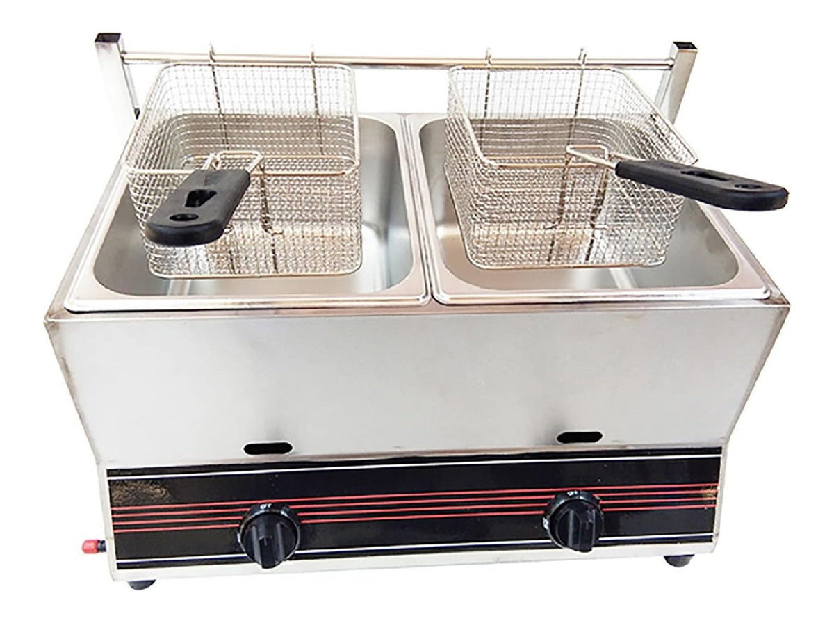 Sistema per frittura Friggitrice commerciale cestello coperchio, friggitrice