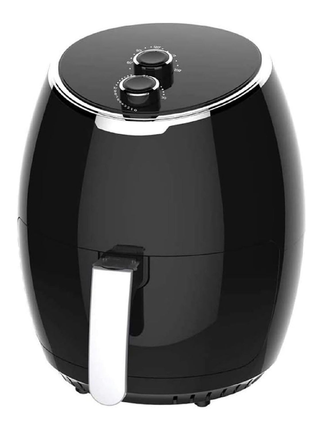 Friggitrice ad aria funzionamento automatico nero 4 L componenti lavabili